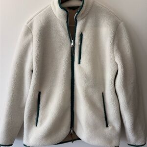 Bonobos White Sherpa Jacket